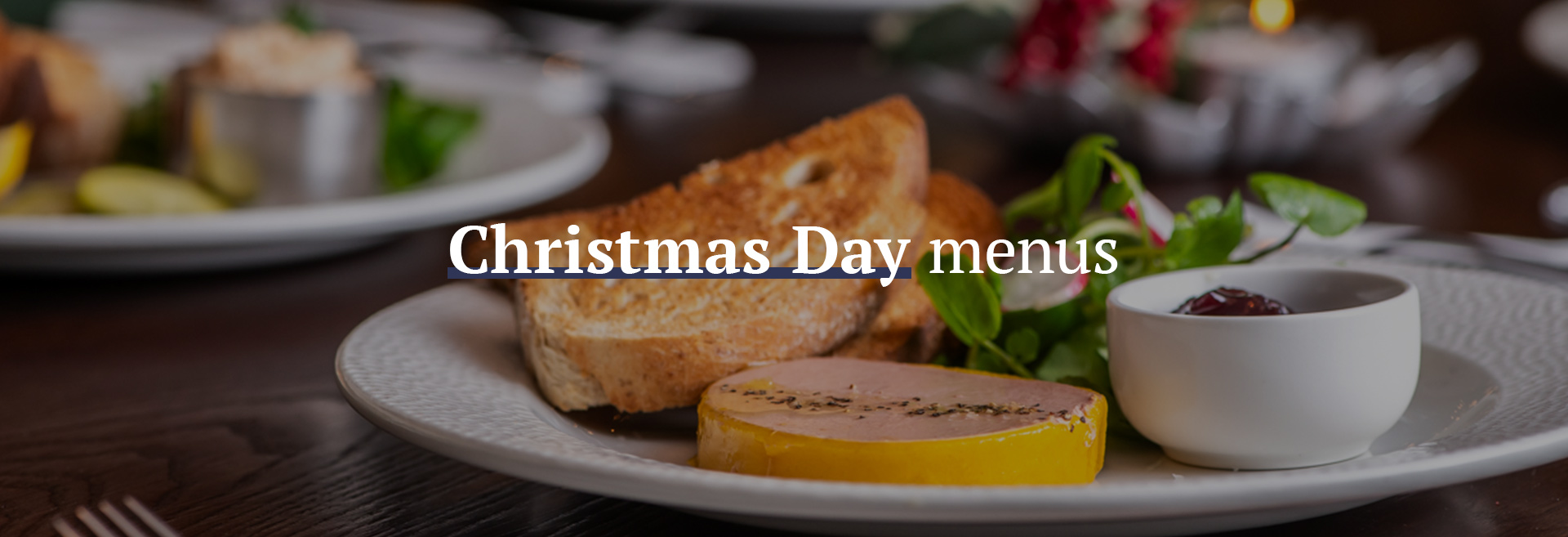 Christmas Day Menu at The Marquis Cornwallis