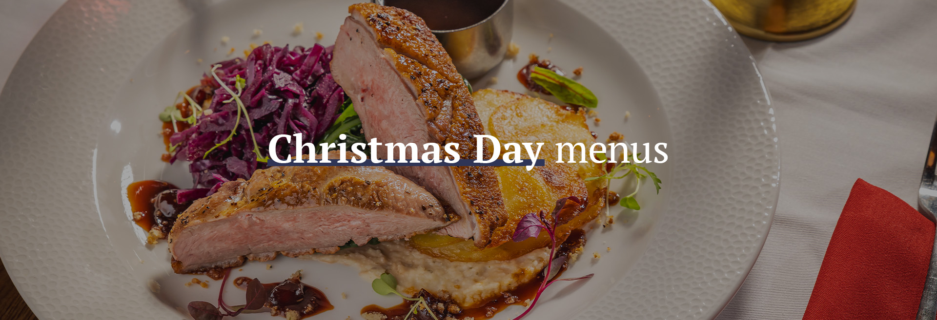 Christmas Day Menu at The Marquis Cornwallis