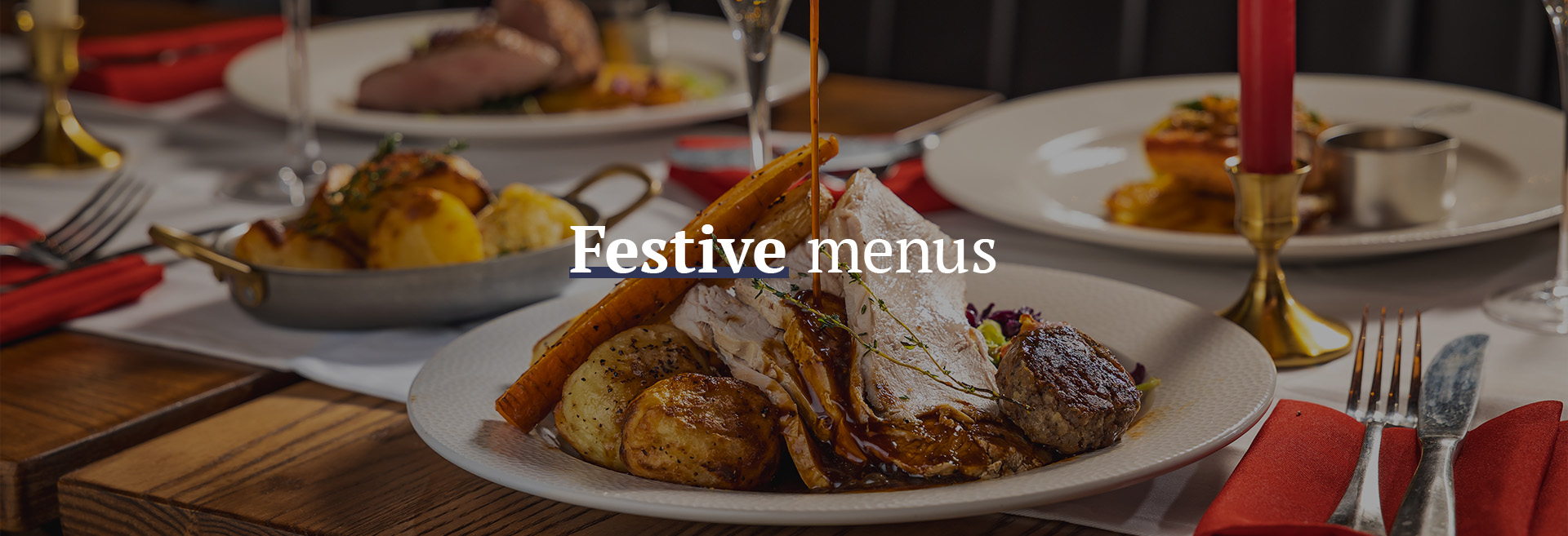 Christmas menu at The Marquis Cornwallis