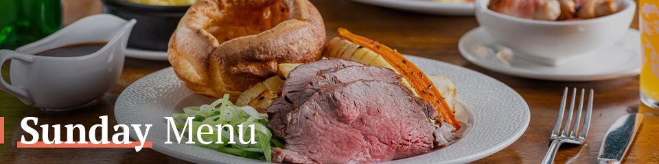 Sunday Menu at The Marquis Cornwallis